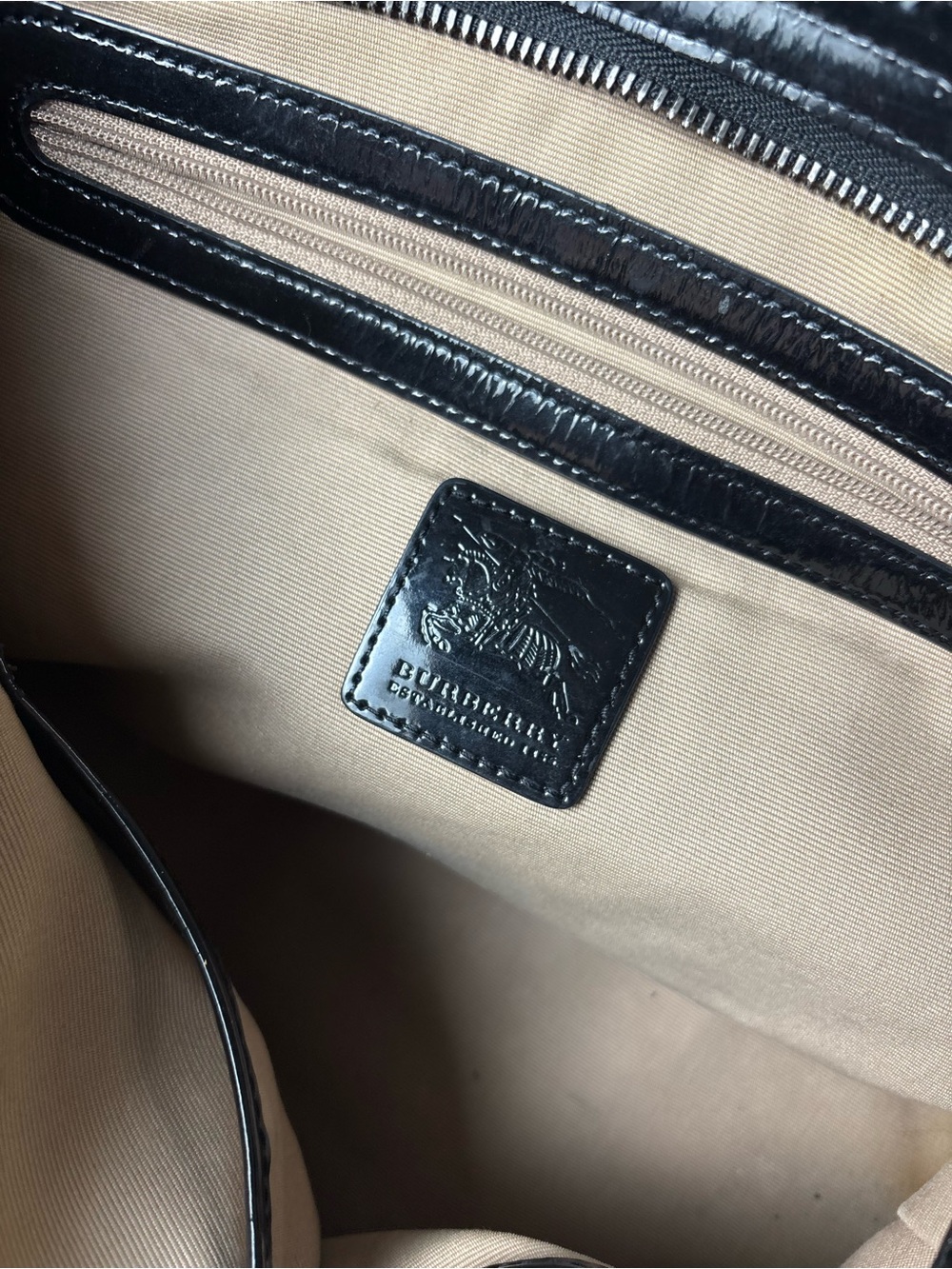 Burberry Tote Bag Nova Check Shoulder Beige - Picture 9 of 14